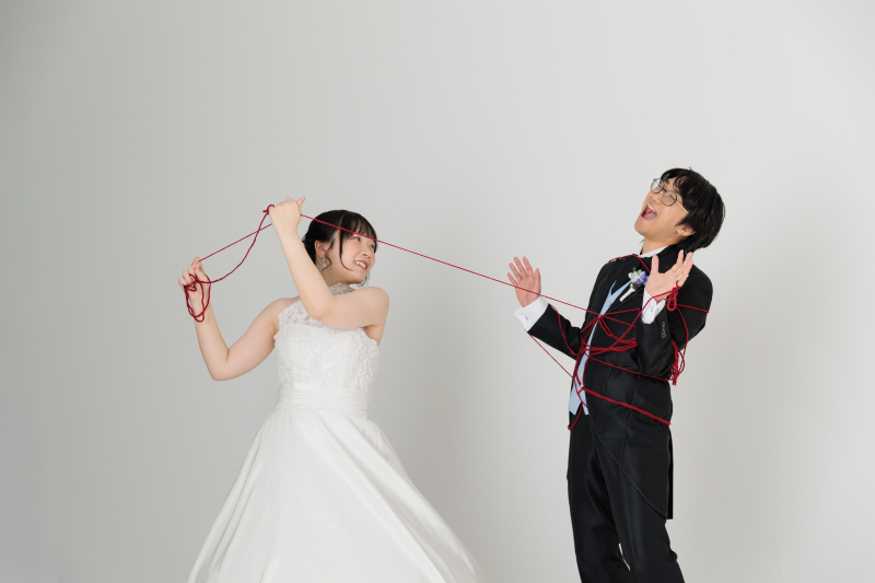 お二人の好きと一緒に!ハウススタジオ撮影