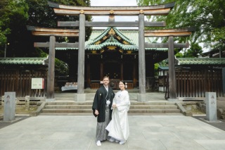 牛嶋神社で和装ロケーション