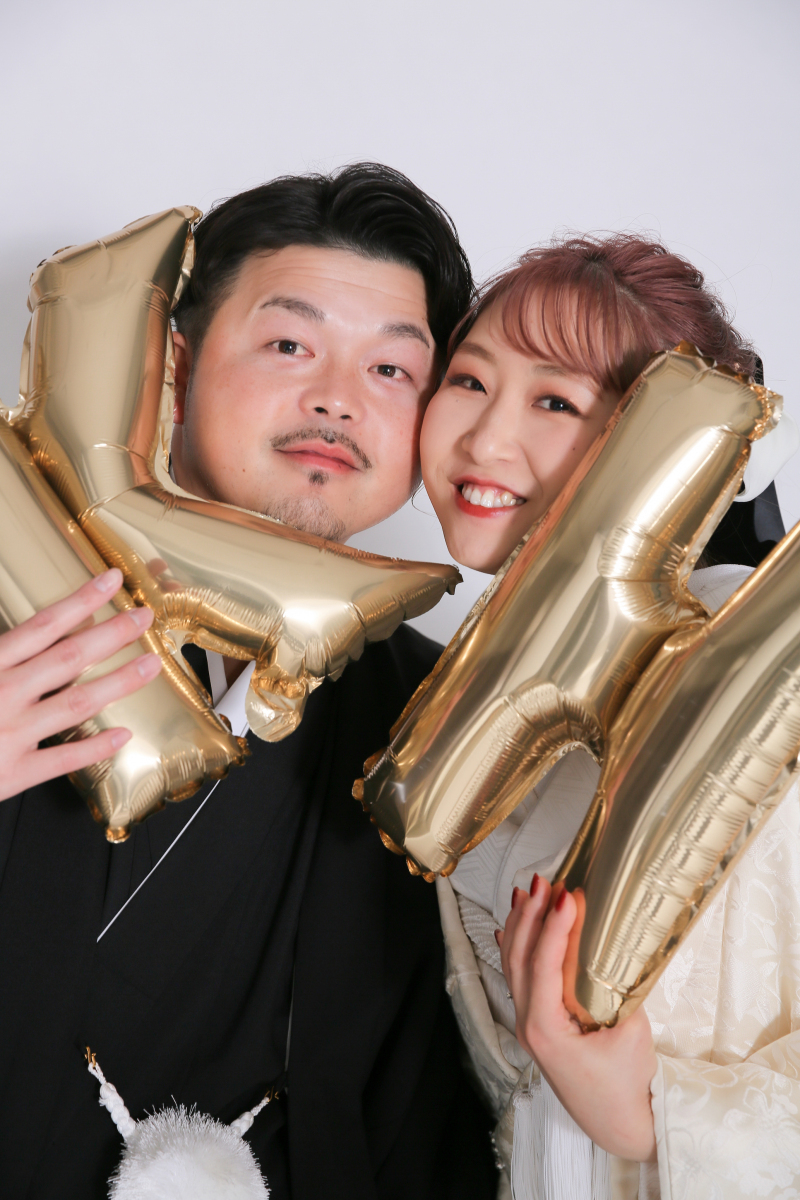 イニシャルのバルーン