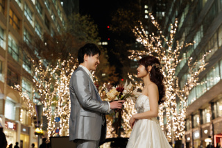 イルミネーションで丸の内&東京駅