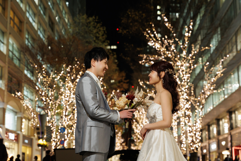 イルミネーションで丸の内&東京駅