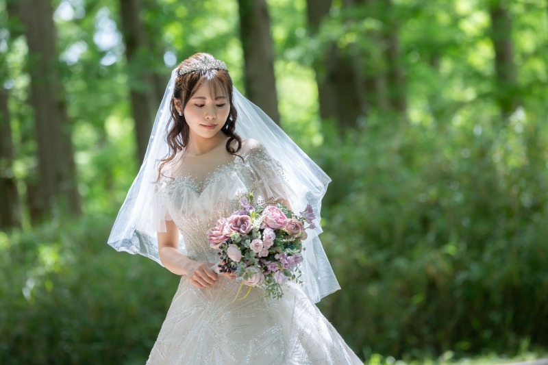 新婦様のソロショット