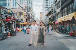 下町で楽しく撮影！