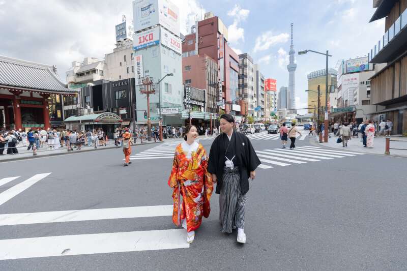 浅草周遊ロケーション