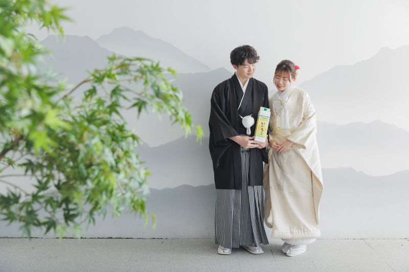 和装屋内庭園＆洋装ハウススタジオ撮影