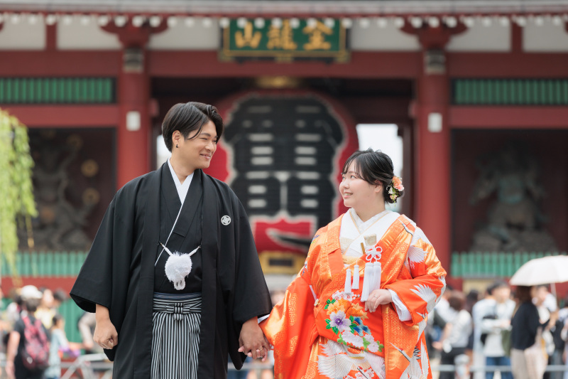 和装も洋装も！ハウススタジオ&浅草周遊ロケーションプラン