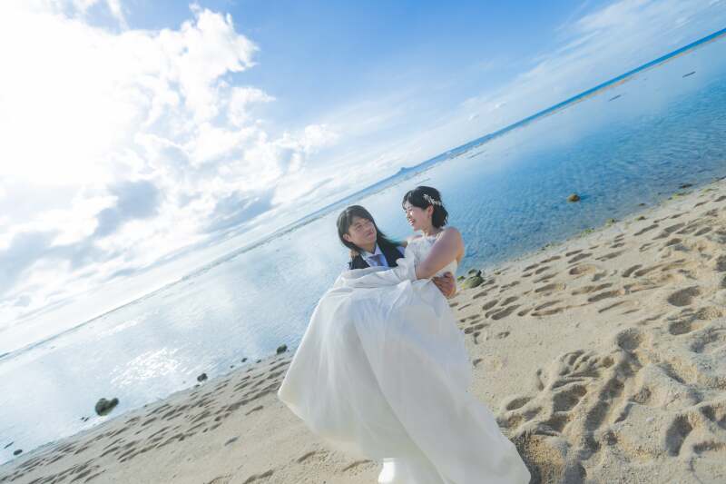 ラストはお姫さま抱っこでフィニッシュ！