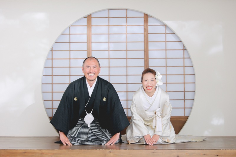 正座でご挨拶