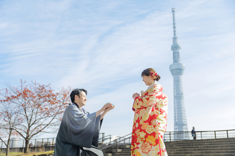 プロポーズシーン