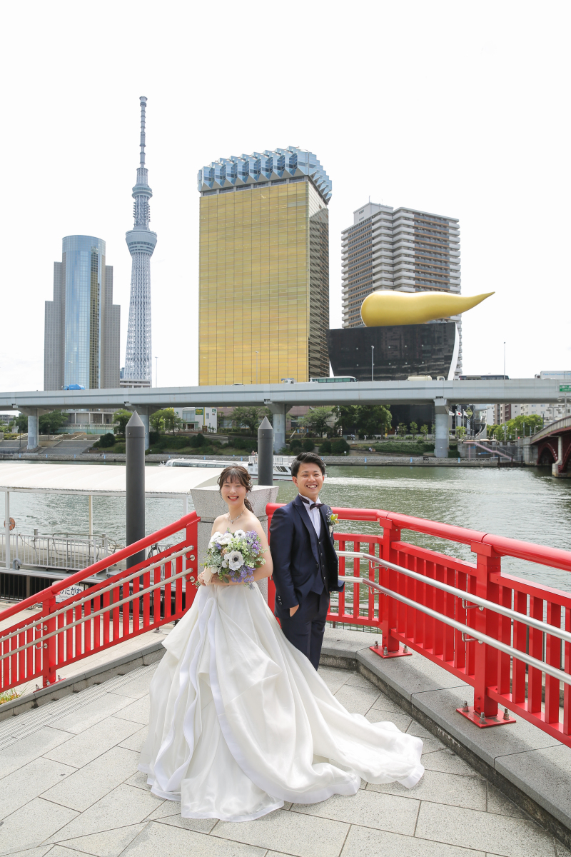 隅田川でスカイツリーと！