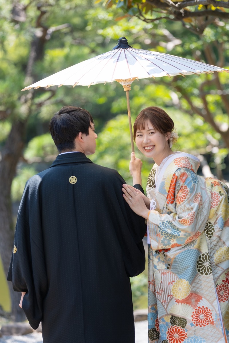 和装ロケーション　旧安田庭園