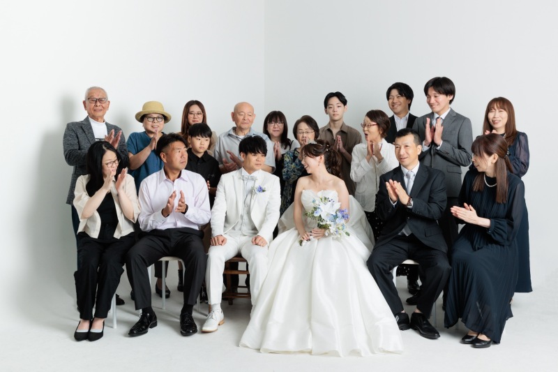 16名のご家族様との撮影