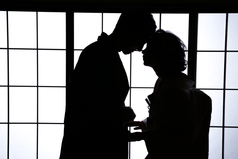 和装屋内庭園ロケーション