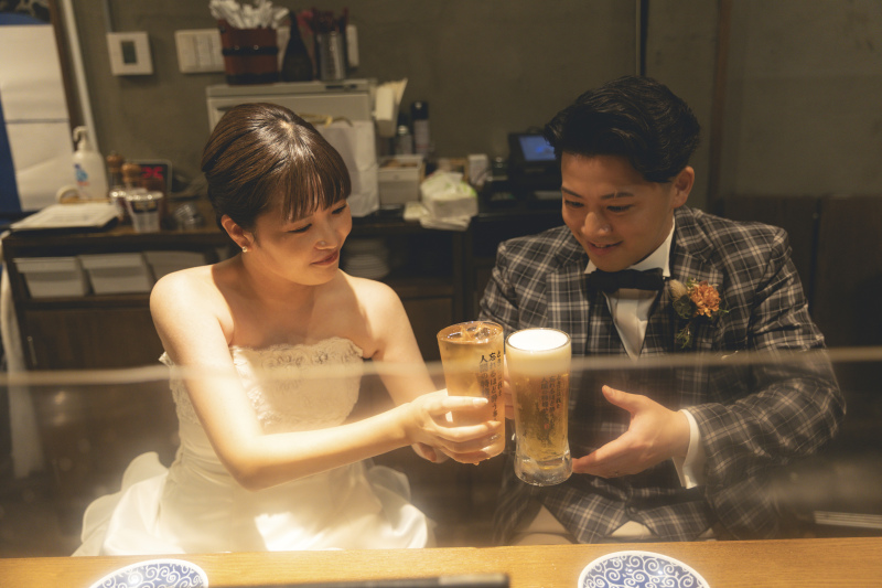 行きつけの居酒屋で