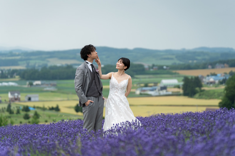 北海道の花畑で撮影【美瑛ロケーション】
