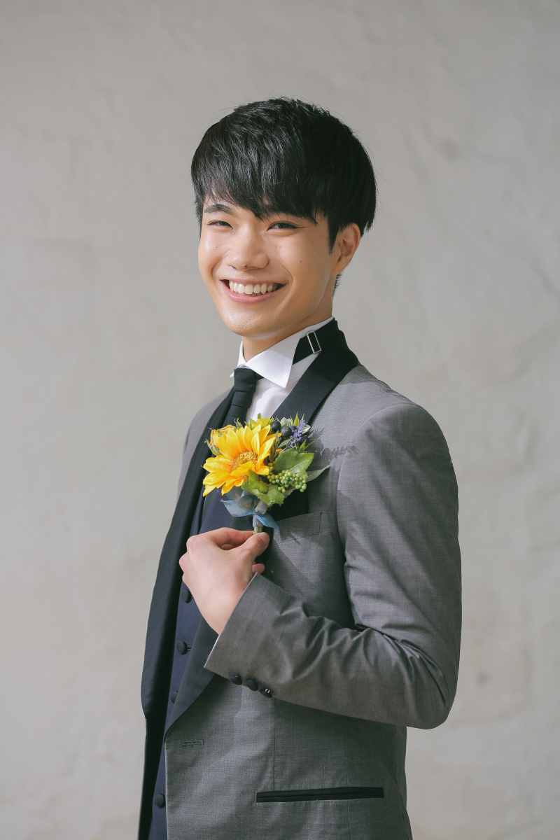 爽やかなご新郎様