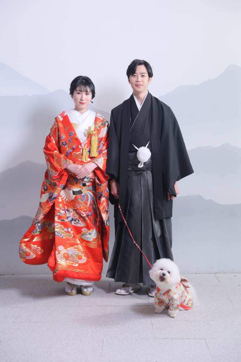 わんちゃんの表情に注目