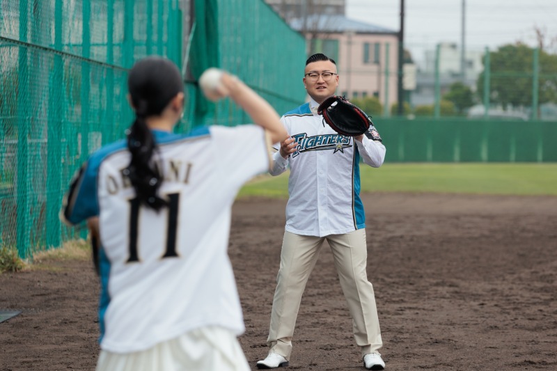 洋装にお着替えして