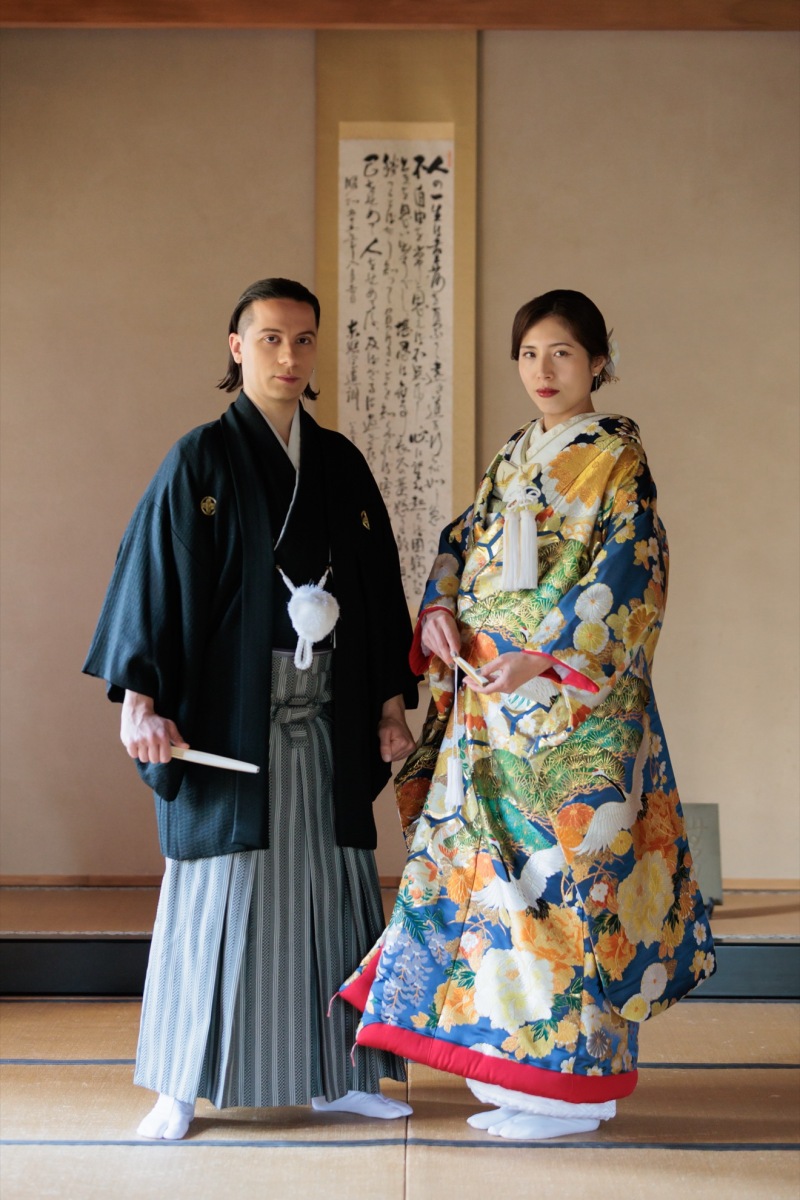 フォーマルな立ち姿