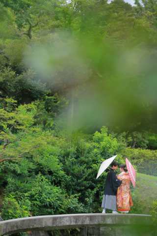 和装ロケ〜旧安田庭園〜