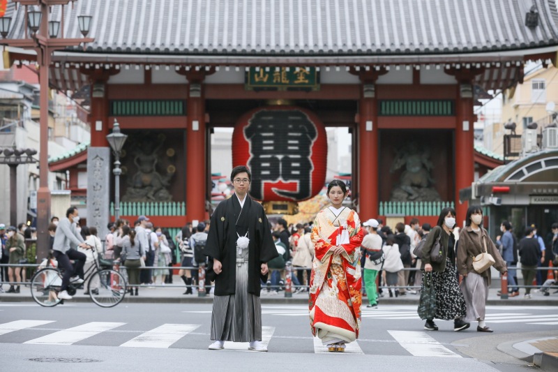 和装撮影スタート