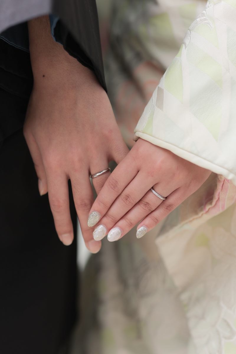 お二人の指輪も