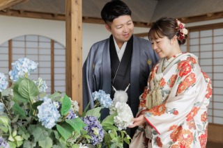 新緑ロケと屋内庭園スタジオ