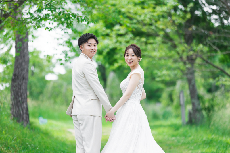 振り返りショット