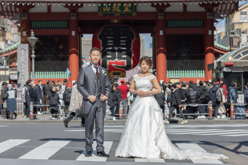 まずは雷門前から