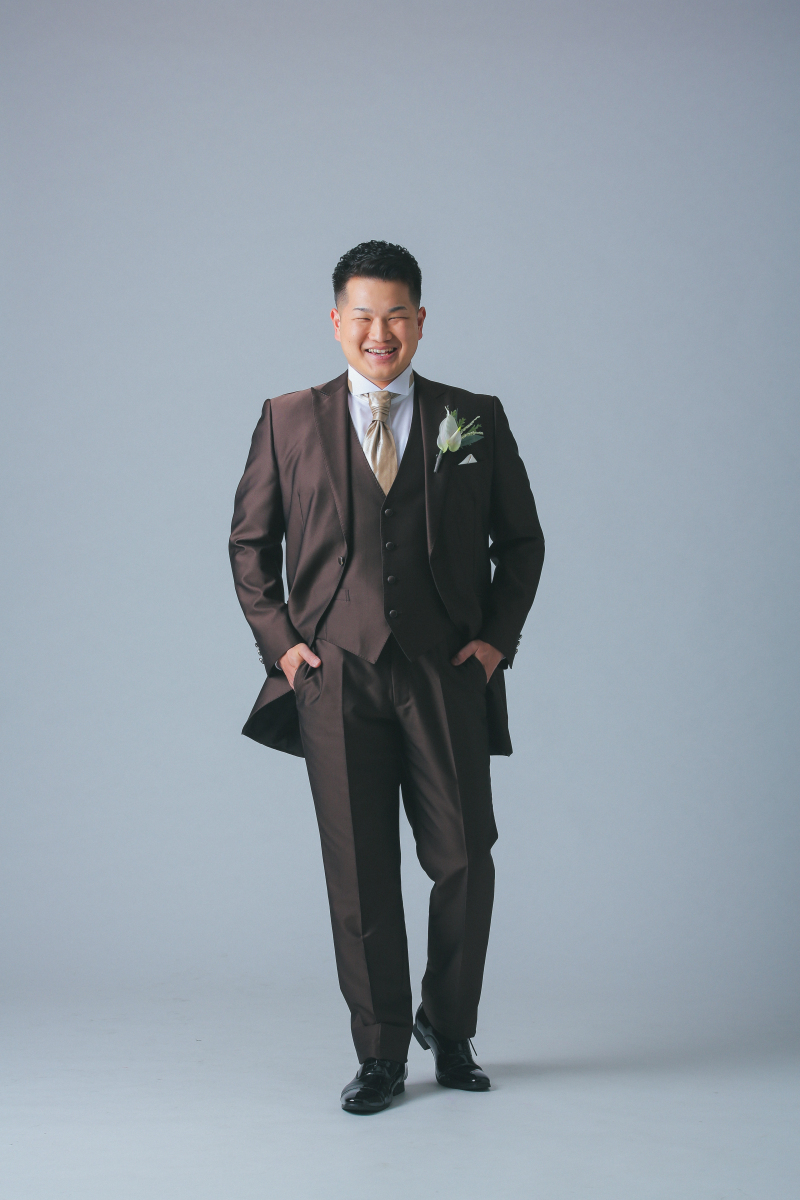 ご新郎様のソロカット！