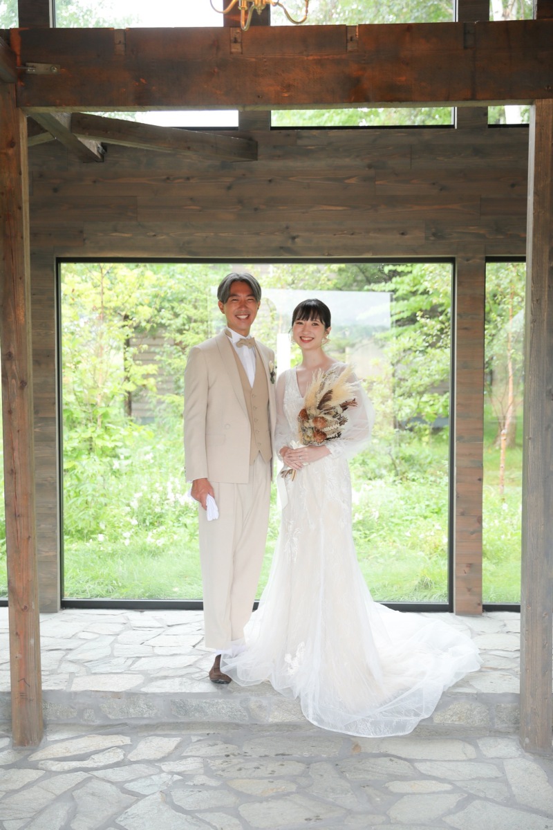 フォーマルな立ち姿の撮影