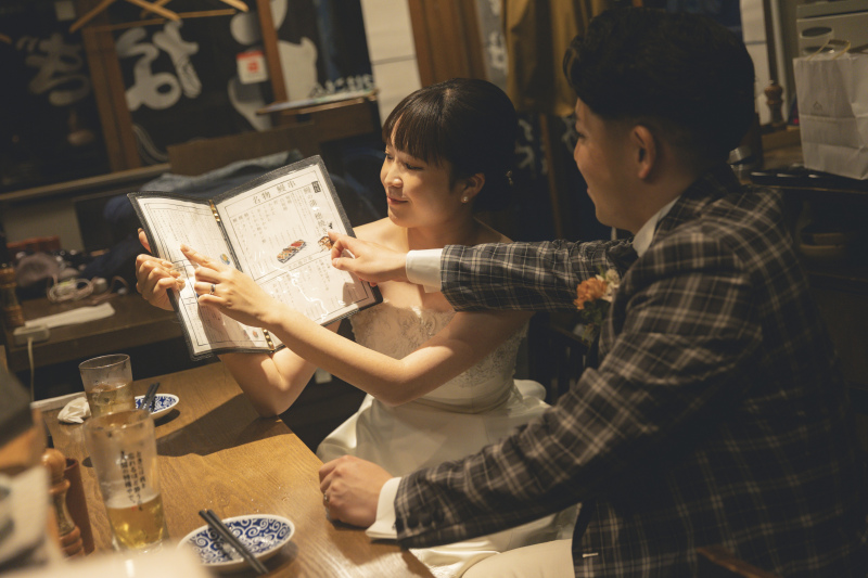 行きつけの居酒屋で