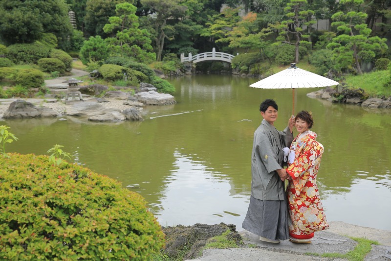 真夏の和装ロケーション