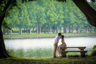 水元公園でロケーションフォト