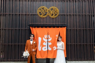 斬新な銭湯フォトウェディング！