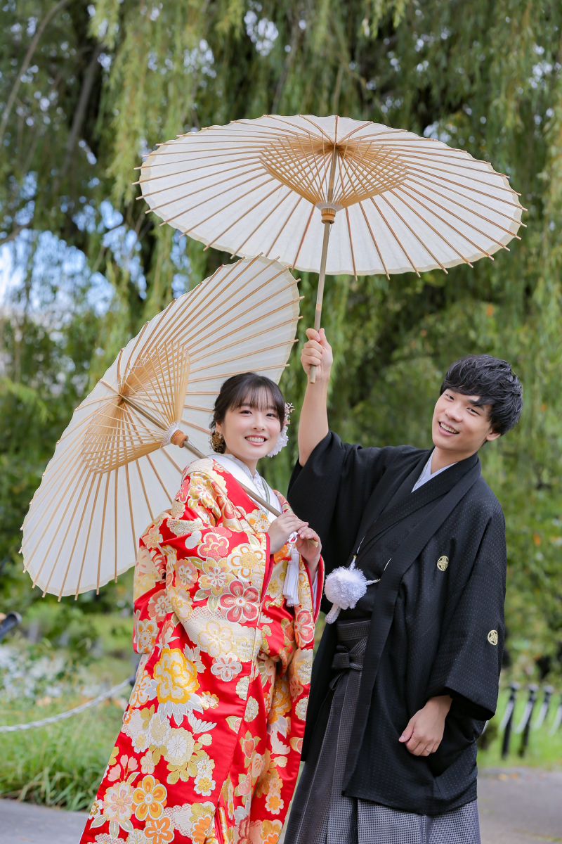 思い出の場所で和装ロケーション 10