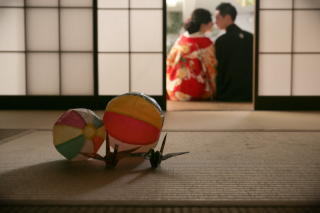 和装屋内庭園ロケーション