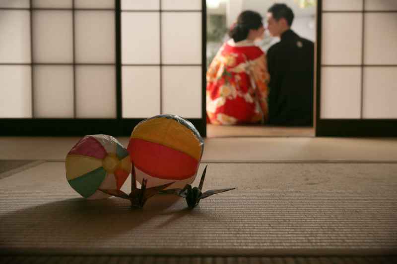 和装屋内庭園ロケーション