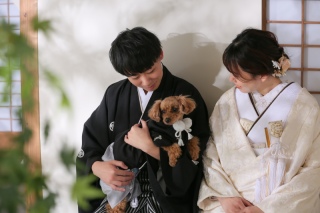 屋内庭園：ワンちゃん