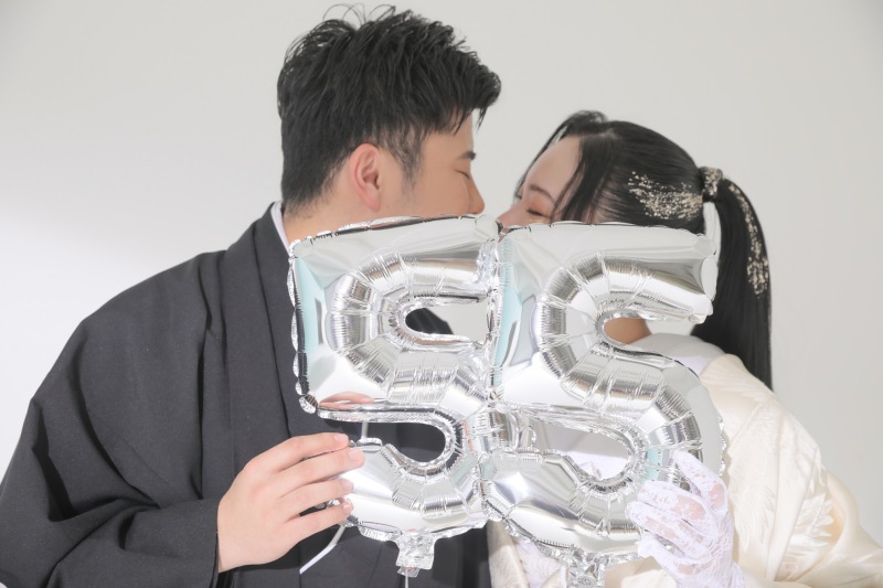 5の風船に隠れて^^