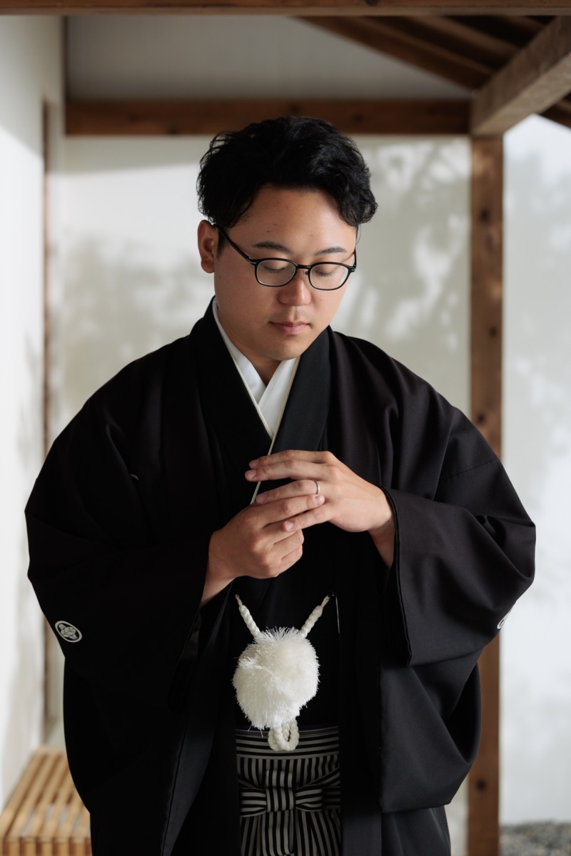 凛々しい和装姿