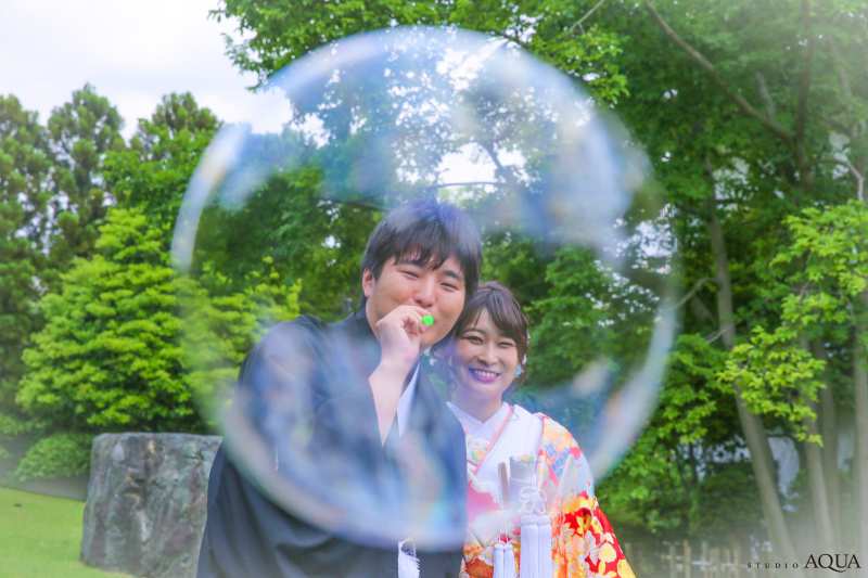 大きな大きなシャボン玉