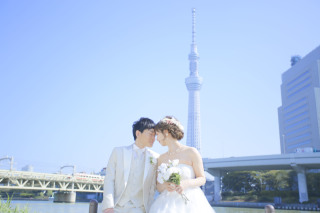 洋装リバーサイドロケーション