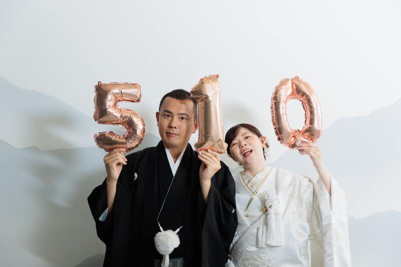 数字のバルーン