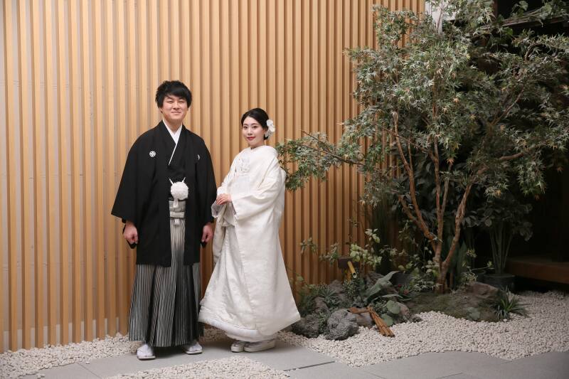 屋内庭園スタジオで