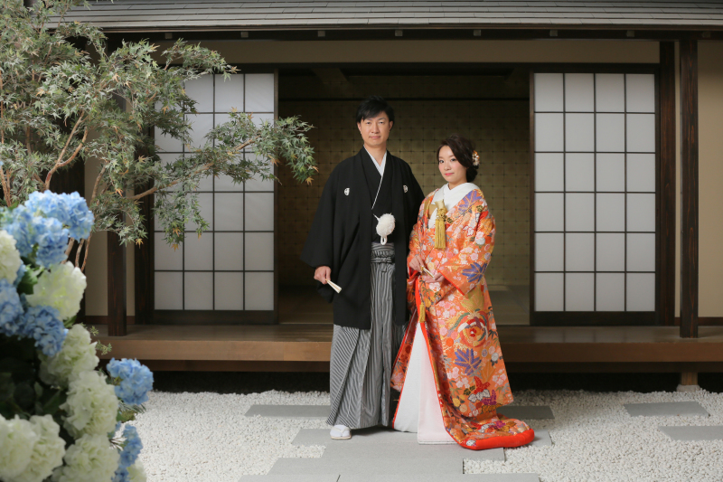 かっちりと和装らしい1枚