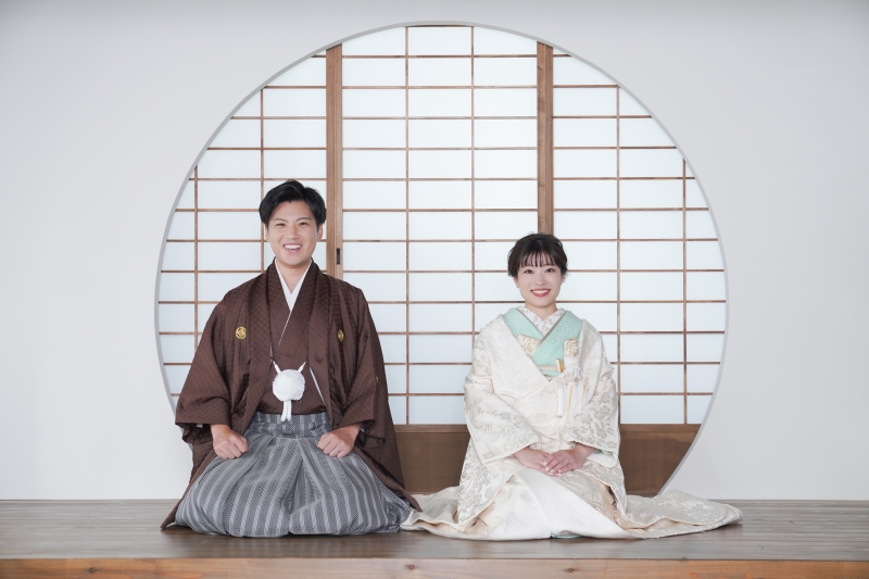 定番の正座ショット