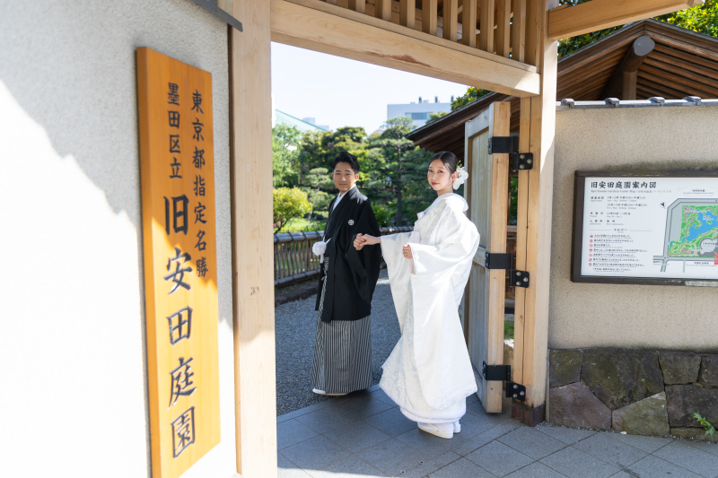 旧安田庭園ロケーション撮影