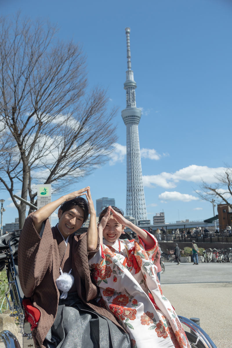 綺麗なスカイツリーと