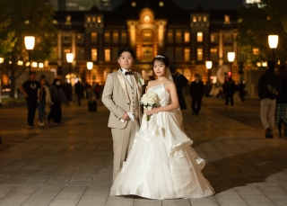 東京駅夜景ロケーション